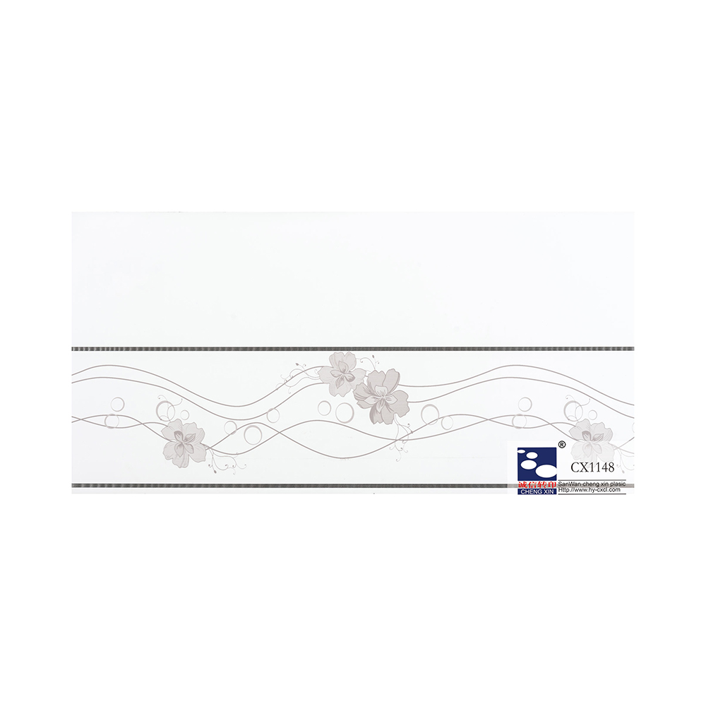 Folhas de carimbo quente decorativas de 21 cm em baixo preço com flores impressas para painel de pvc CX1148