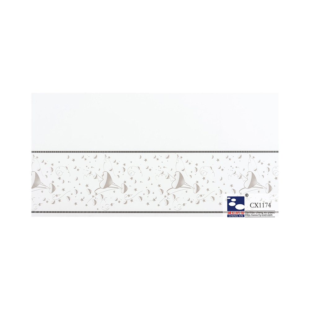Lt Factory Produce 210mm Hot Stamping Folhas para Pvc Plástico Painel Decoração CX1174