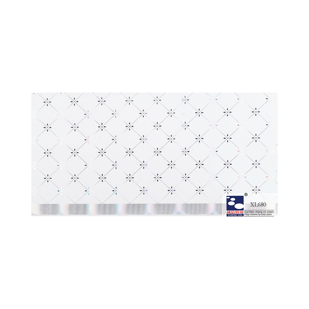 Não autoadesivo 210mm design popular exclusivo material de pvc folha de estampagem a quente para hotel xl680