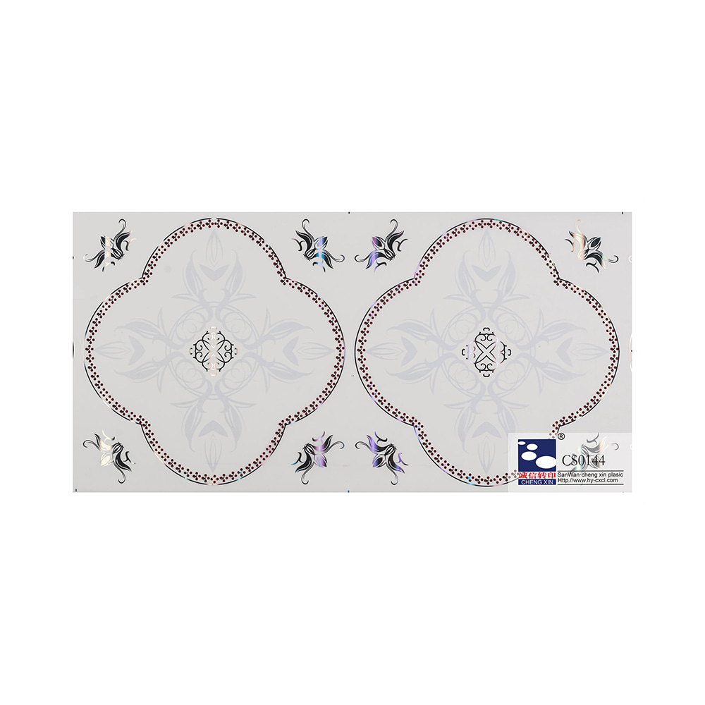 Novos designs estilo moderno grão de madeira baixo preço folha de carimbo quente para decoração de interiores CS0144