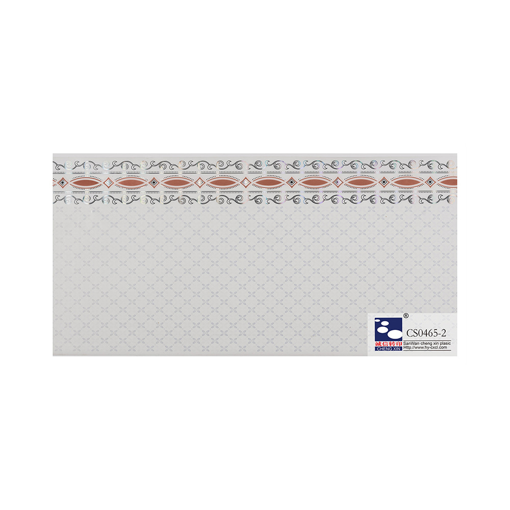Filme de laminação de baixo preço de grão de madeira folha de estampagem a quente para teto de PVC CS0465-2