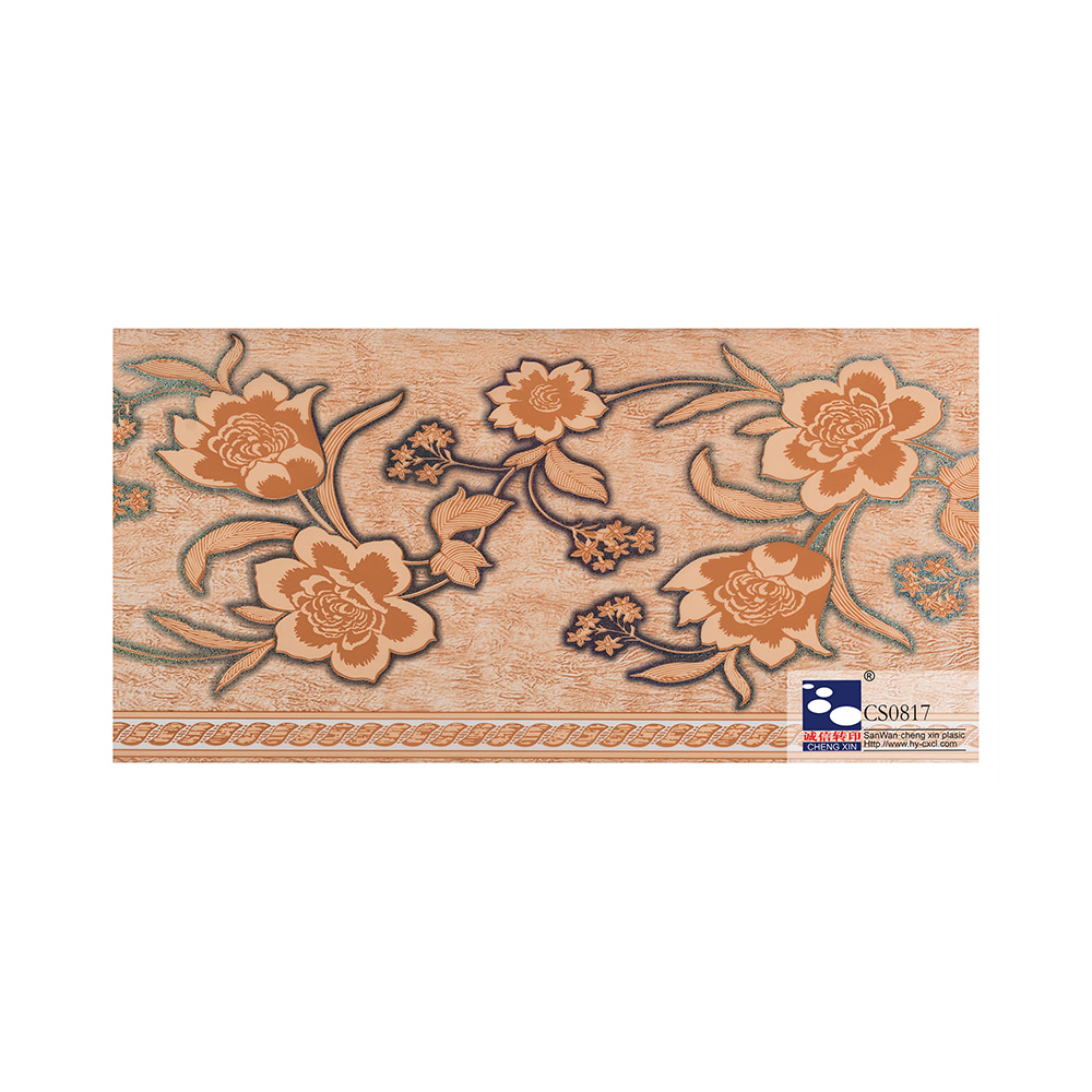 Folha de estampagem a quente com design de madeira natural grão de madeira de baixo preço para decoração de interiores CS0817