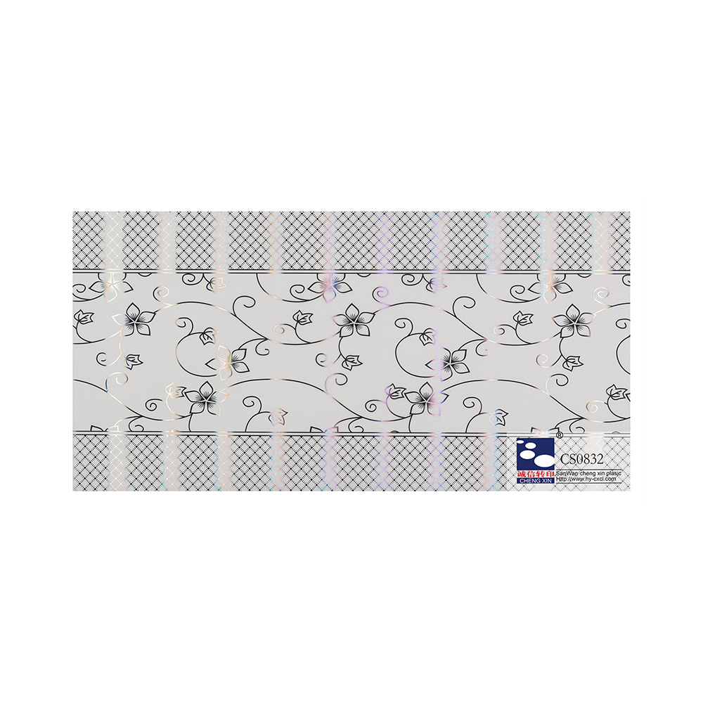 Folha de estampagem a quente com designs exclusivos de madeira para teto de pvc com bom serviço on-line CS0832