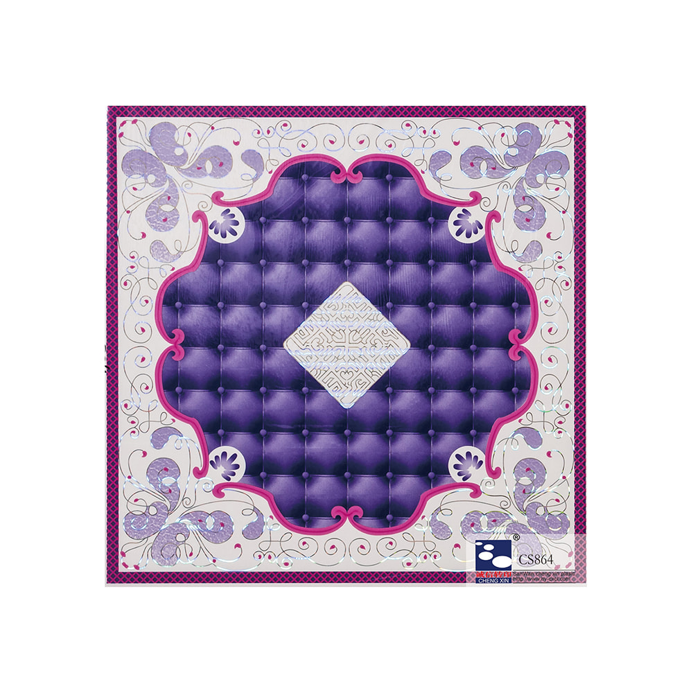 Decoração colorida de alta qualidade para painel de pvc folhas de estampagem a quente fábrica CS864