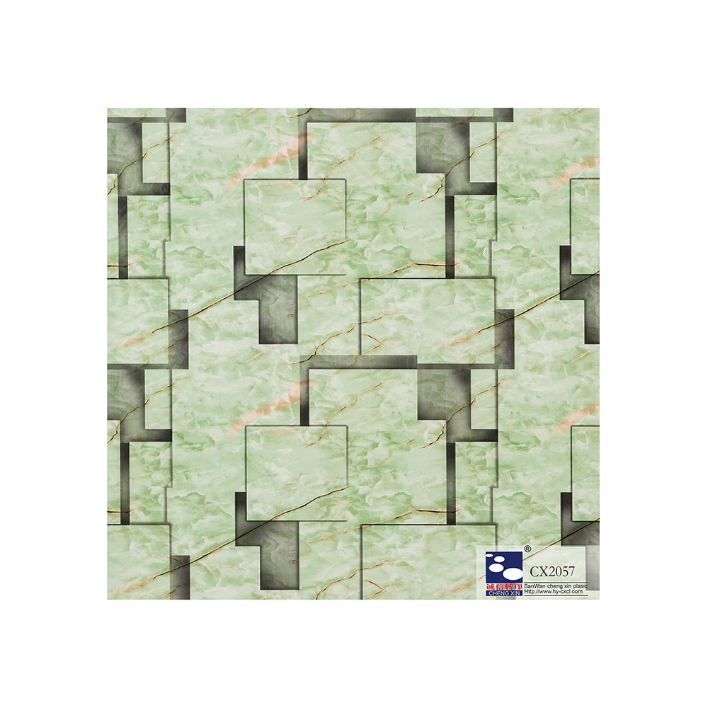 Folhas de decoração de painéis de pvc coloridas a laser para estampagem a quente no mercado paquistanês CX2057