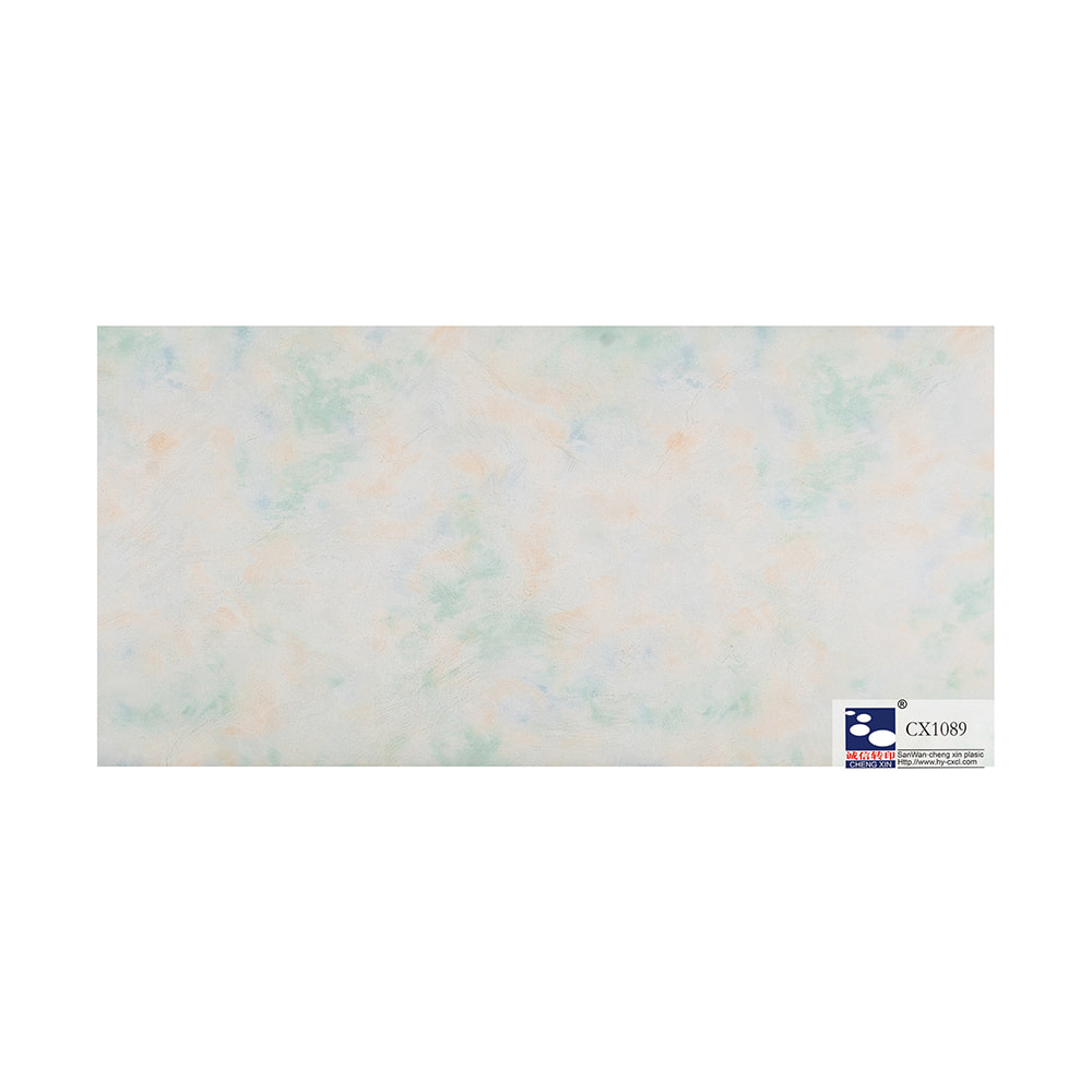 Folha de estampagem a quente de mármore para decoração de painel popular para placa larga de pvc CX1089