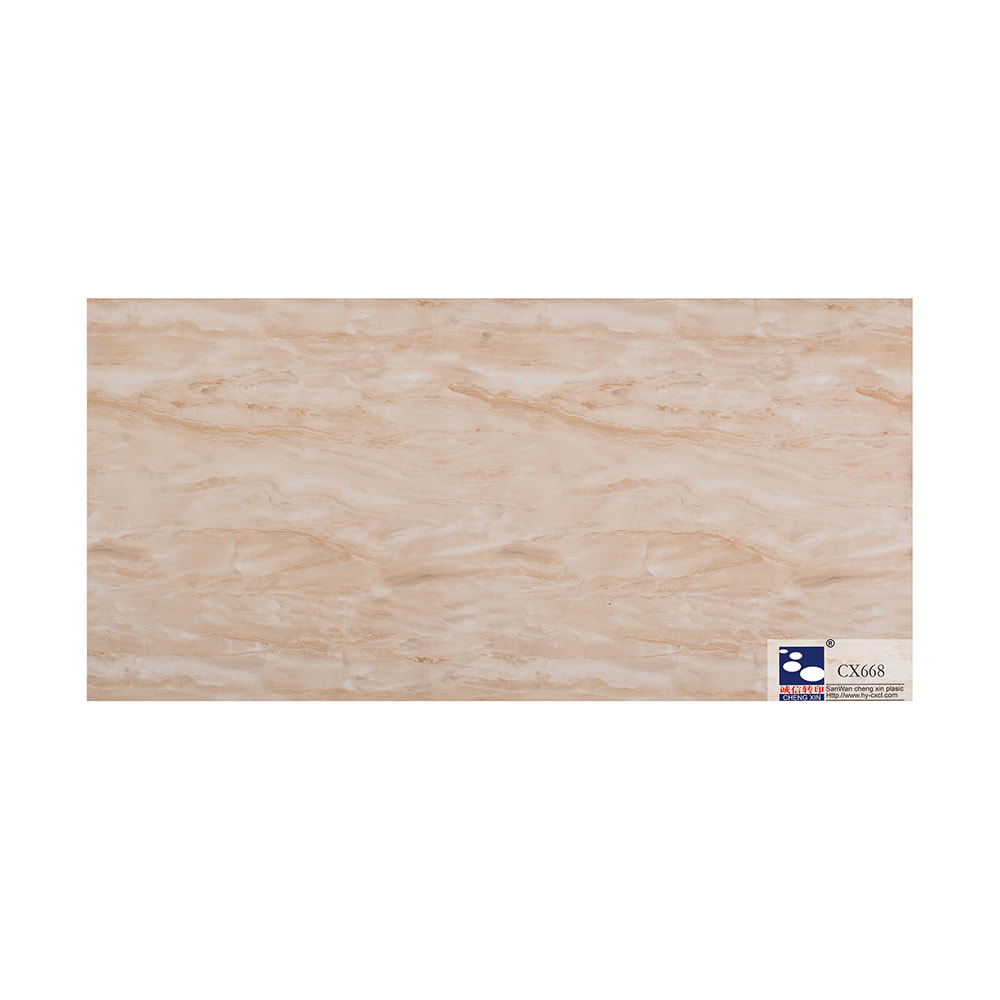 Folha de carimbo quente de mármore material de pvc barato para decoração de painel de pvc CX668