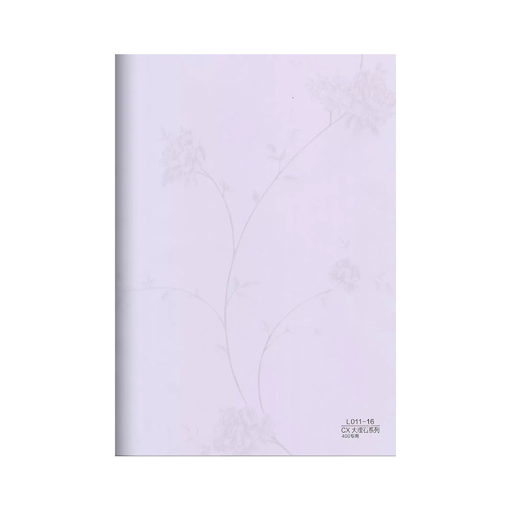 Película de PVC laminado inflável cor de madeira decorativa rolo para portas L011-16