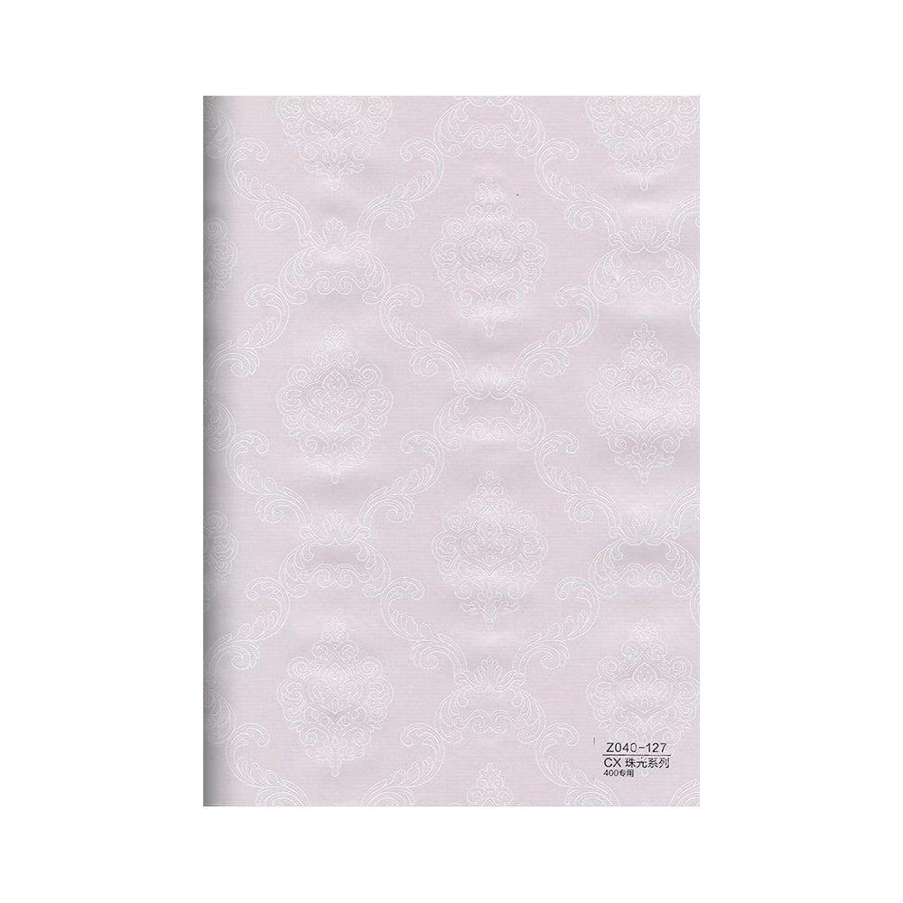 Papel de parede de PVC de folha de filme brilhante da mais alta qualidade para suporte de painel de PVC Serviço de instalação no local Z040-127
